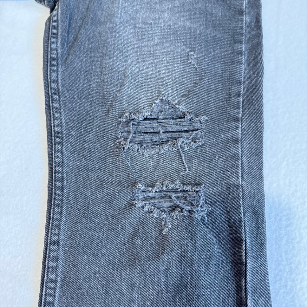 FREE PEOPLE We The Free Blossom Rigid High Rise Skinny Jeans in Black Sz. 27 - Picture 8 of 14